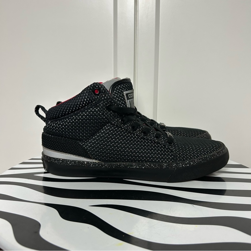 Converse ctas hi black red reflective baseline